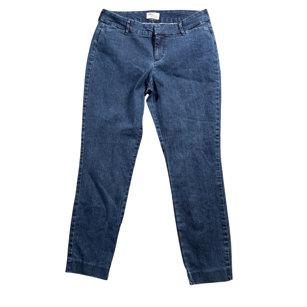 Old Navy Diva Skinny Jeans Womens 4 Dark Wash Stretch Y2K Mid Rise Indie Sleaze